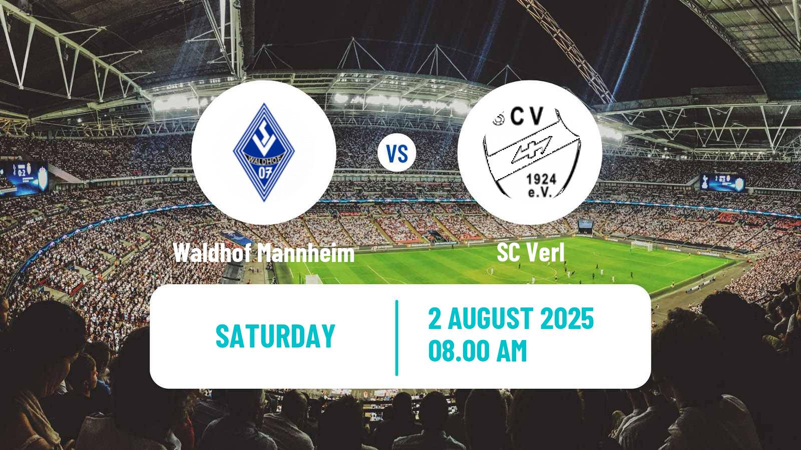 Soccer German 3 Bundesliga Waldhof Mannheim - Verl
