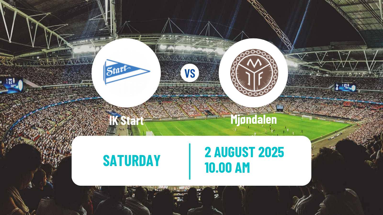 Soccer Norwegian Adeccoligaen Start - Mjøndalen