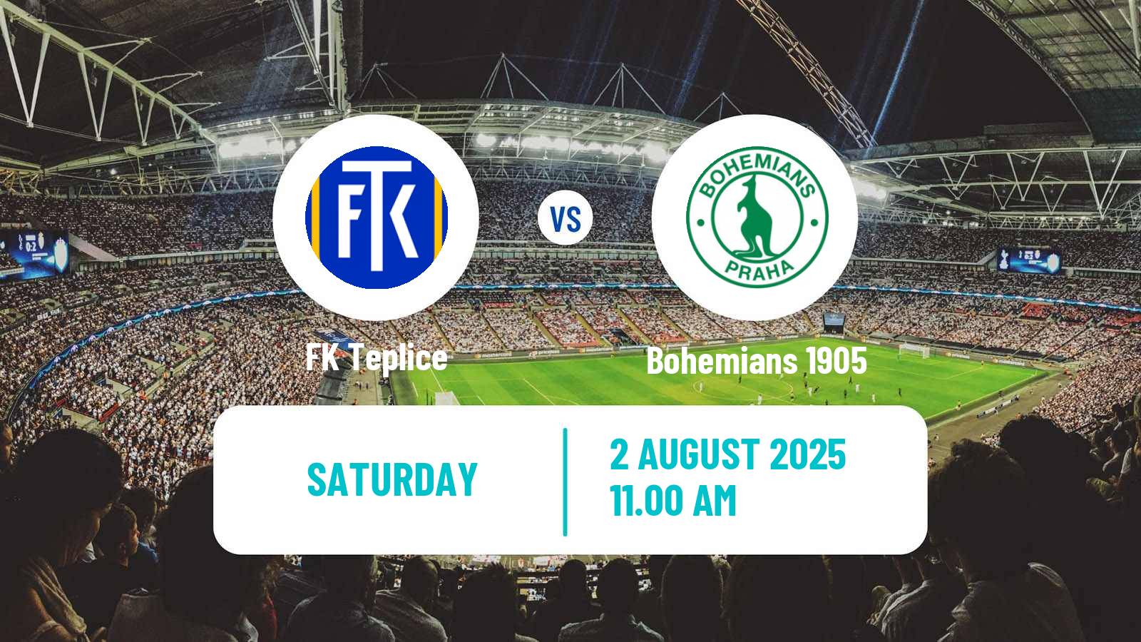 Soccer Czech 1 Liga Teplice - Bohemians 1905
