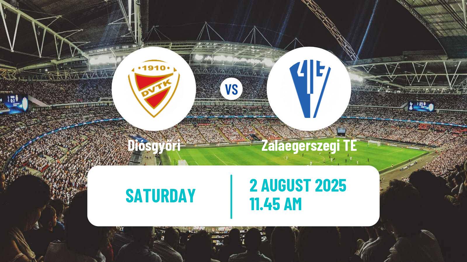 Soccer Hungarian NB I Diósgyőri - Zalaegerszegi TE