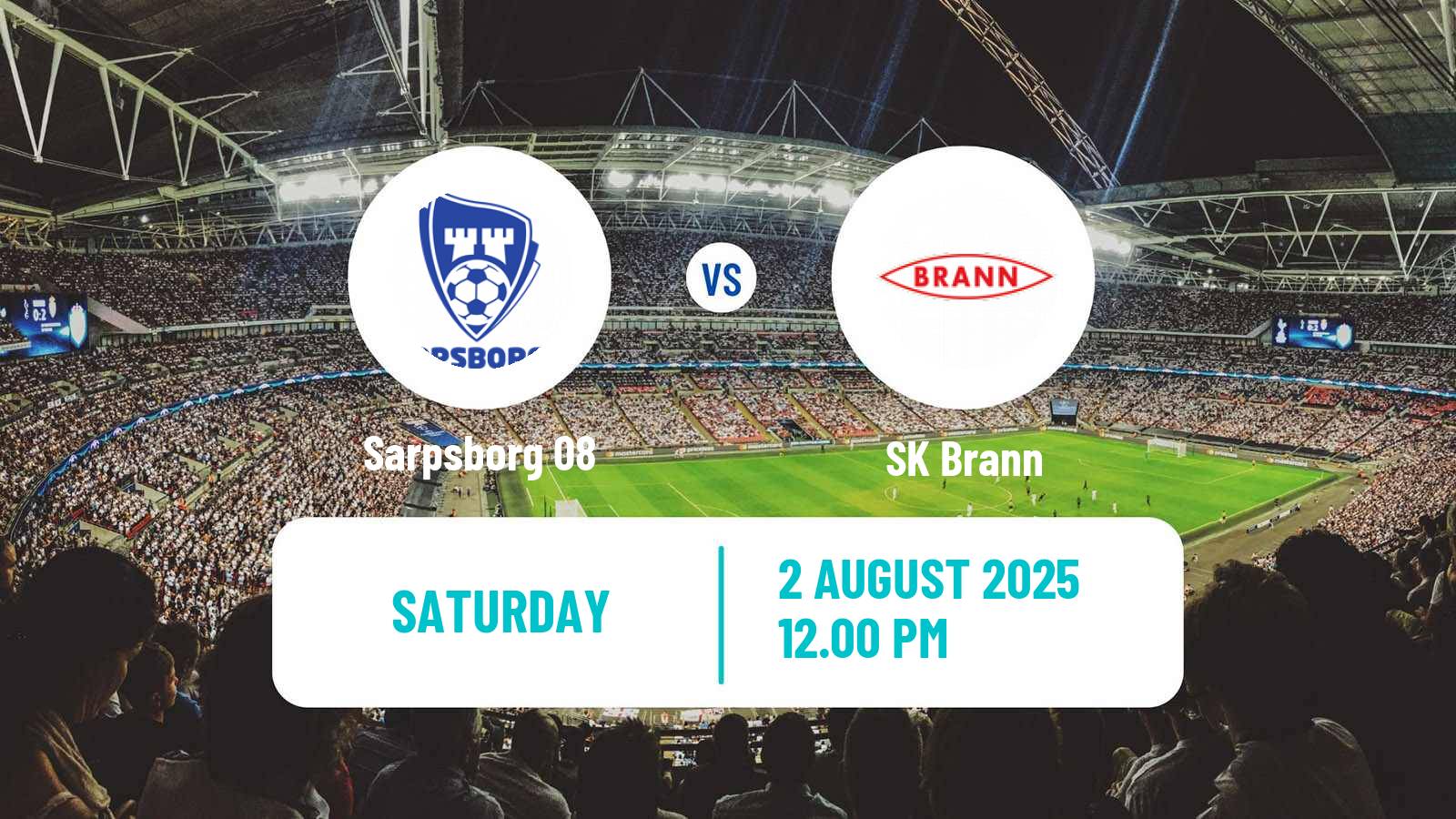 Soccer Norwegian Eliteserien Sarpsborg 08 - Brann