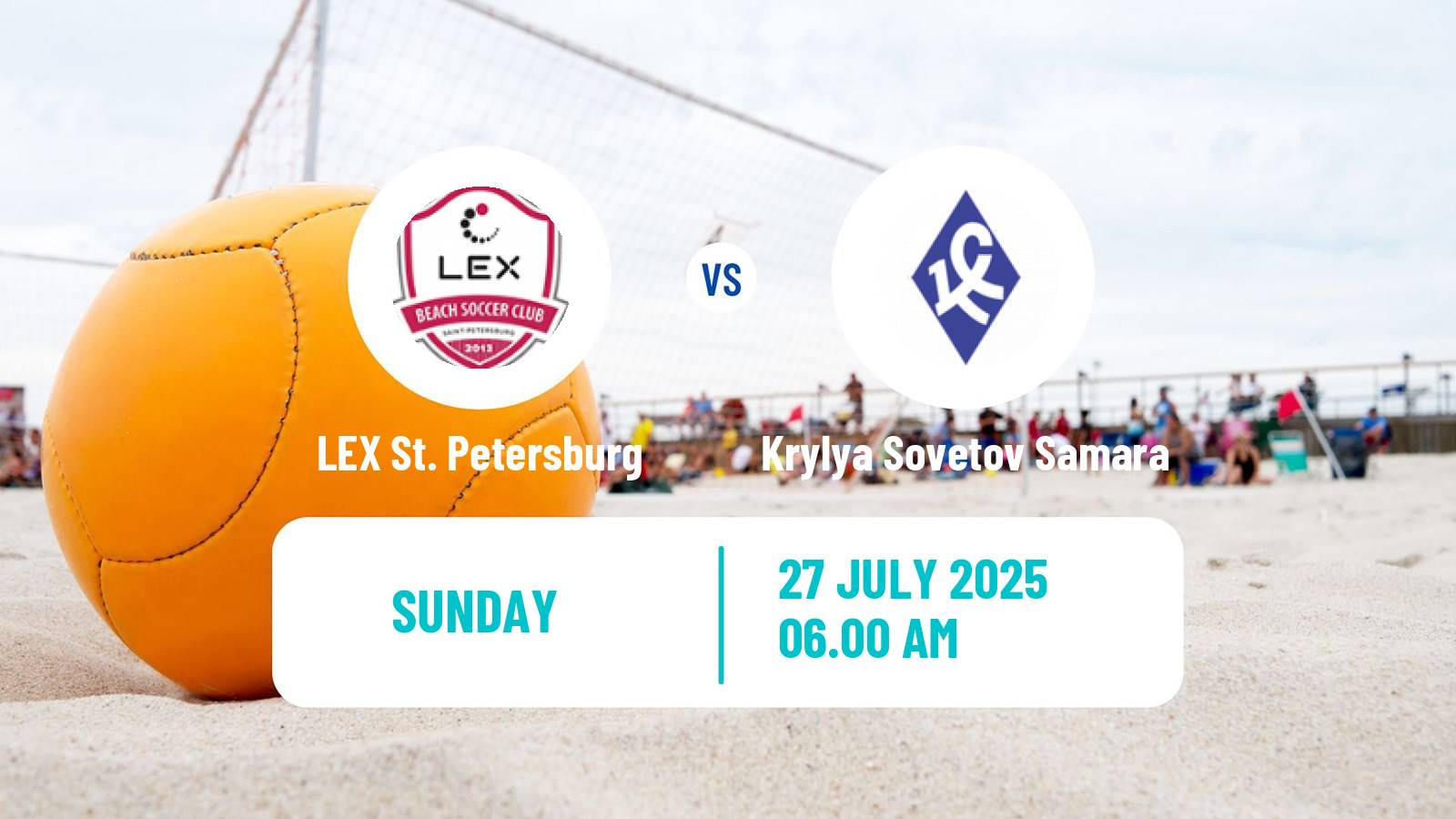 Beach soccer Superliga LEX St. Petersburg - Krylya Sovetov Samara