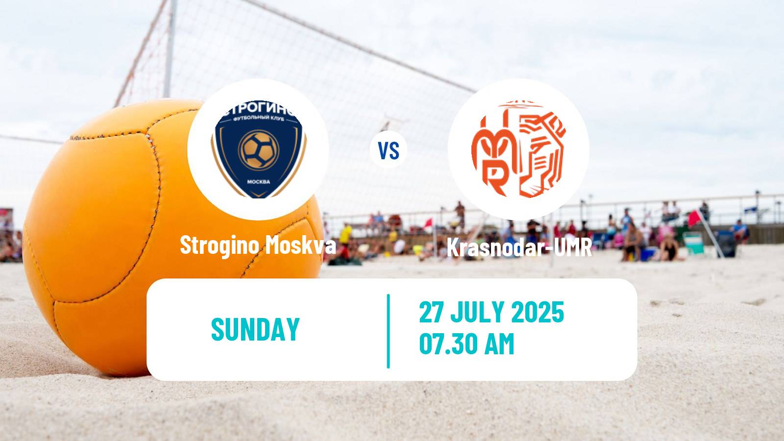Beach soccer Superliga Strogino Moskva - Krasnodar-UMR