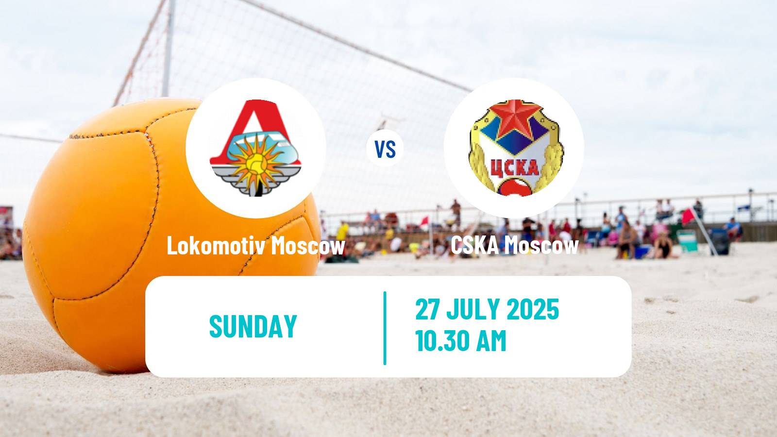 Beach soccer Superliga Lokomotiv Moscow - CSKA Moscow