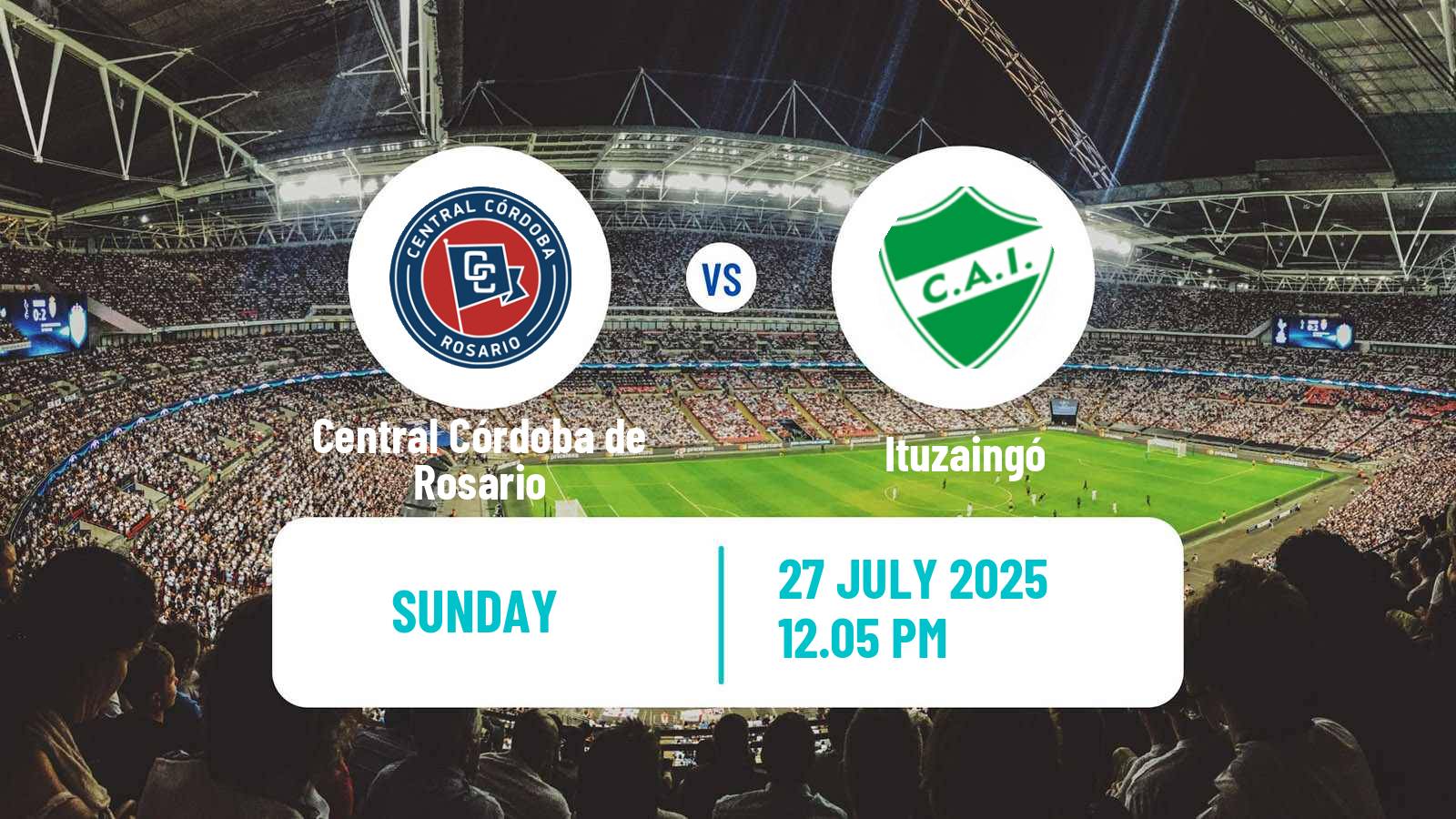 Soccer Argentinian Primera C Central Córdoba de Rosario - Ituzaingó