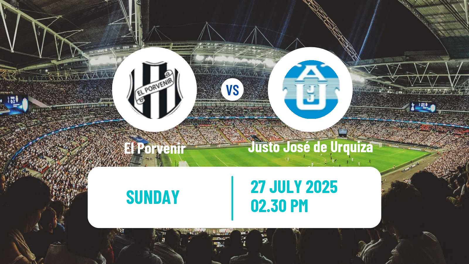 Soccer Argentinian Primera C El Porvenir - Justo José de Urquiza