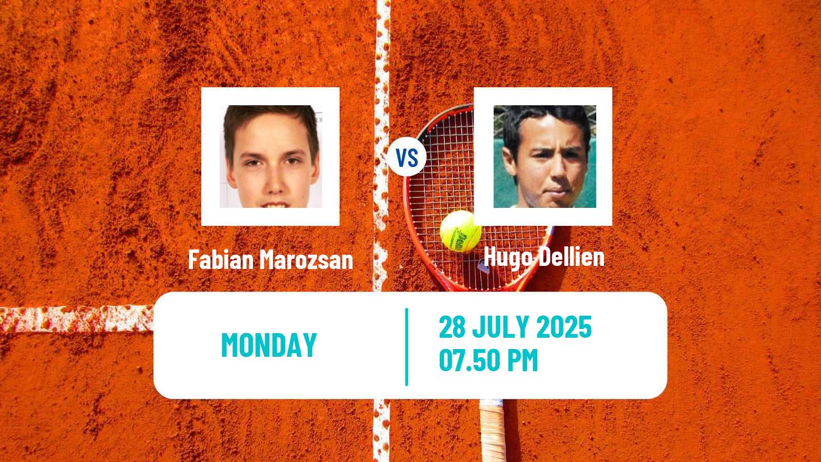 Tennis ATP Toronto Fabian Marozsan - Hugo Dellien