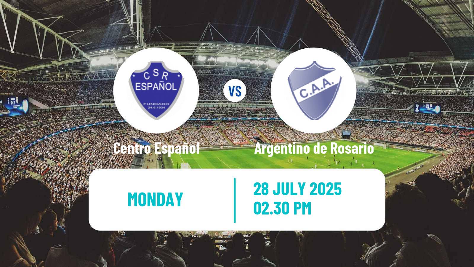 Soccer Argentinian Primera C Centro Español - Argentino de Rosario