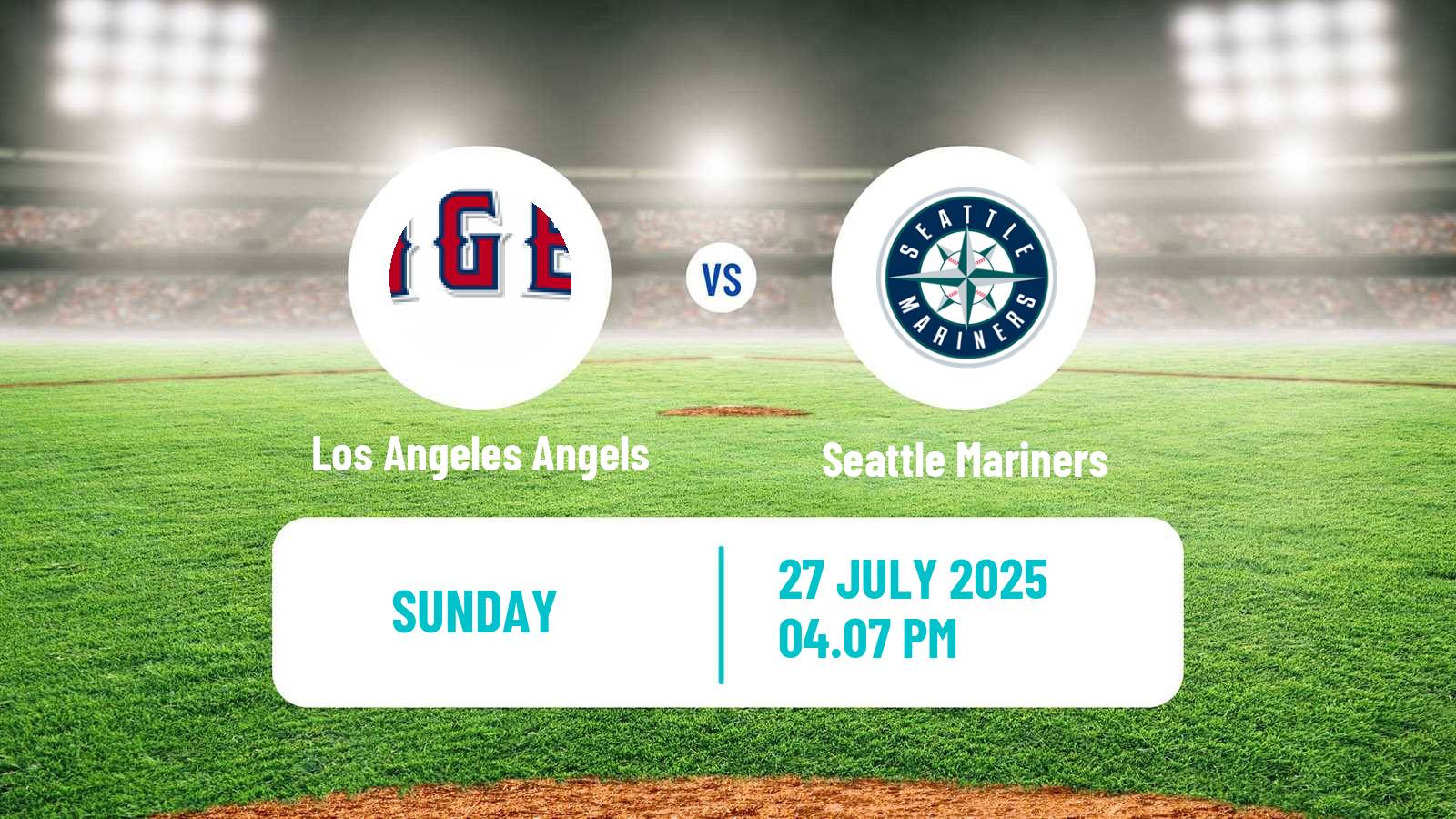 Baseball MLB Los Angeles Angels - Seattle Mariners
