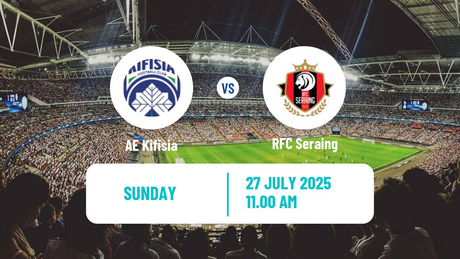 Soccer Club Friendly AE Kifisia - Seraing