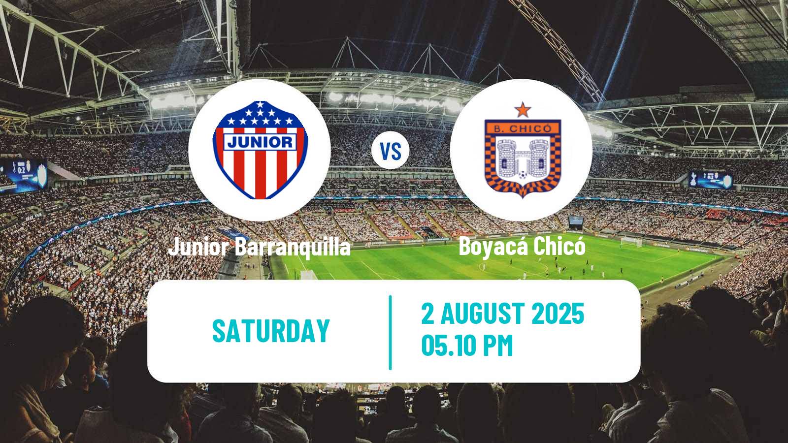 Soccer Colombian Primera A Junior Barranquilla - Boyacá Chicó