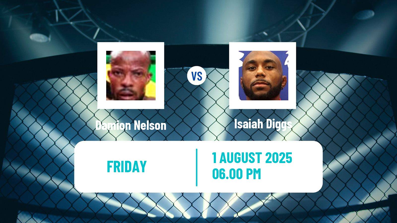 MMA Featherweight Pfl Men Damion Nelson - Isaiah Diggs