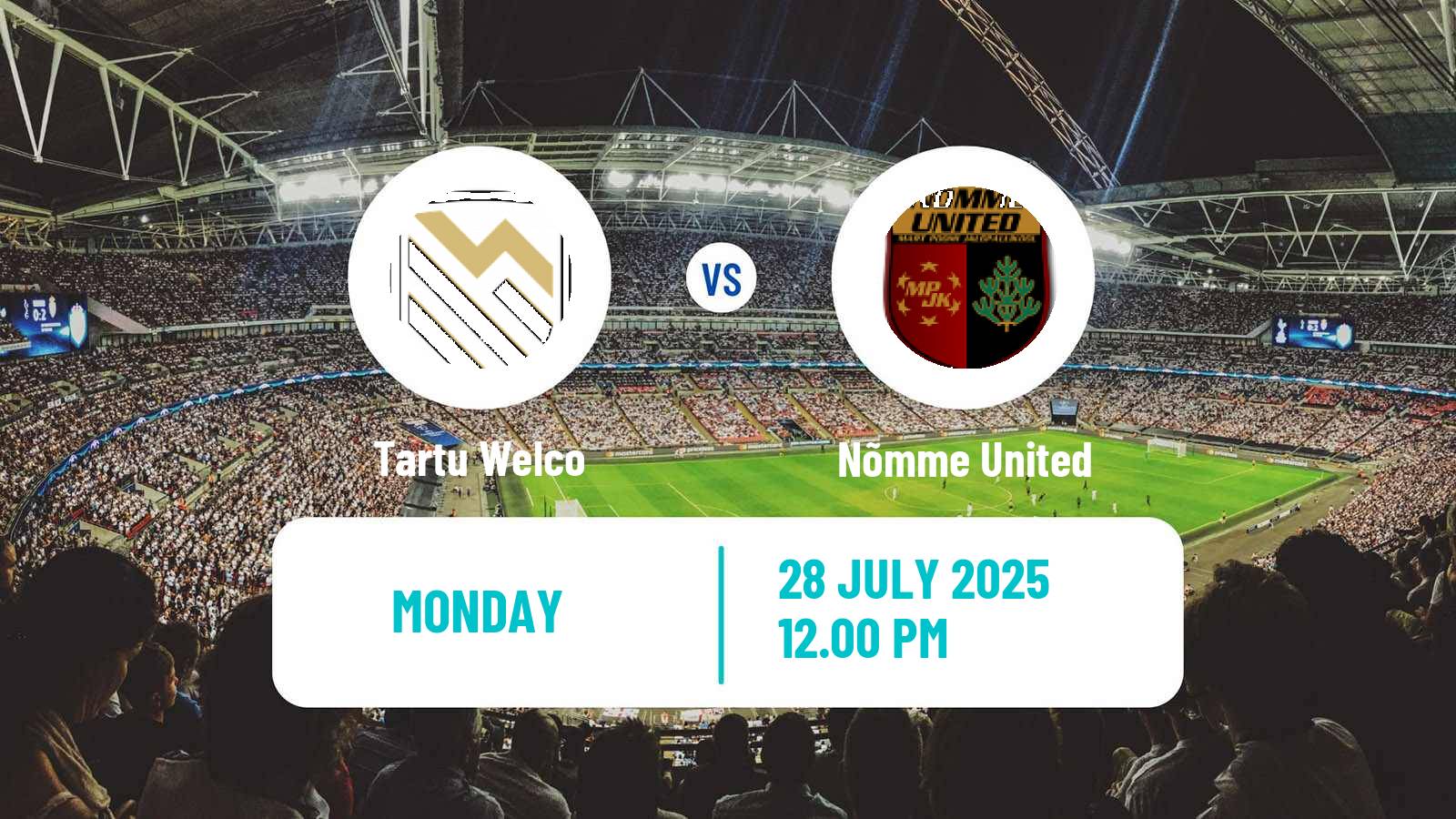 Soccer Estonian Esiliiga Tartu Welco - Nõmme United