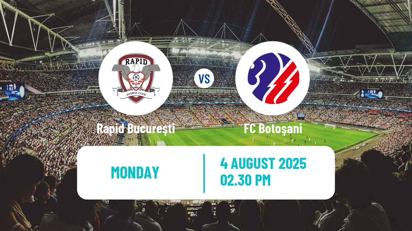 Soccer Romanian Liga 1 Rapid Bucureşti - Botoșani