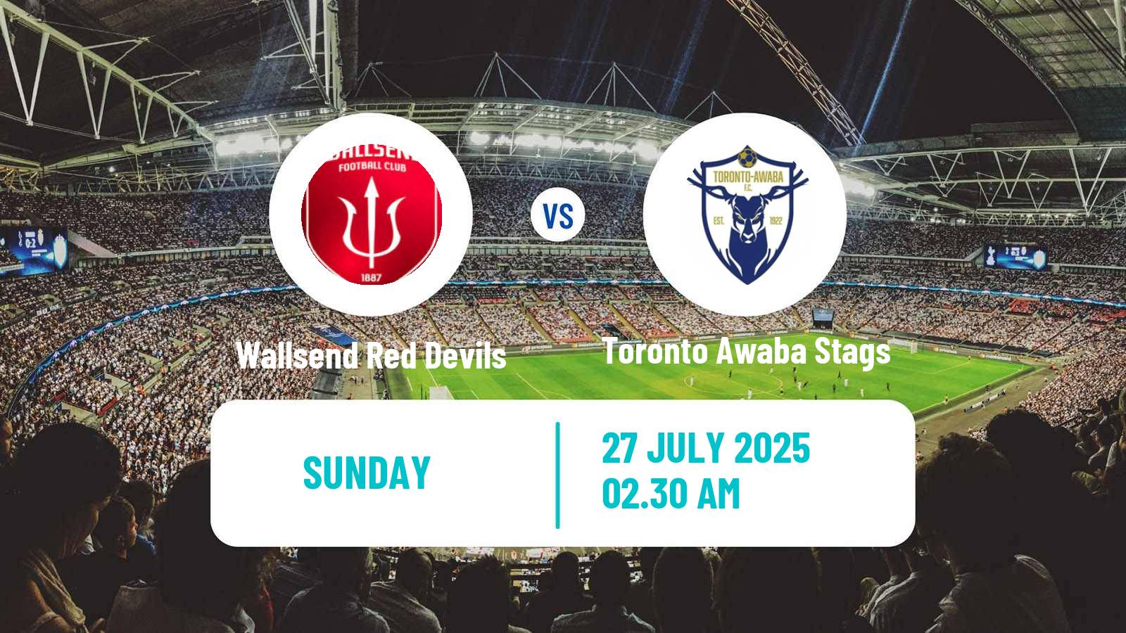 Soccer Australian Northern NSW State League Wallsend Red Devils - Toronto Awaba Stags
