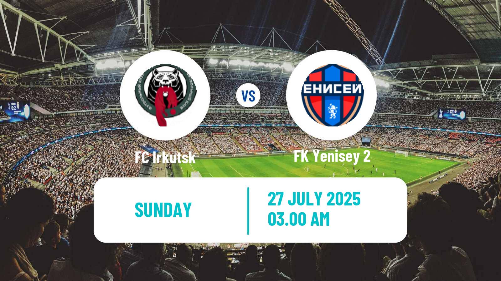 Soccer FNL 2 Division B Group 2 Irkutsk - Yenisey 2