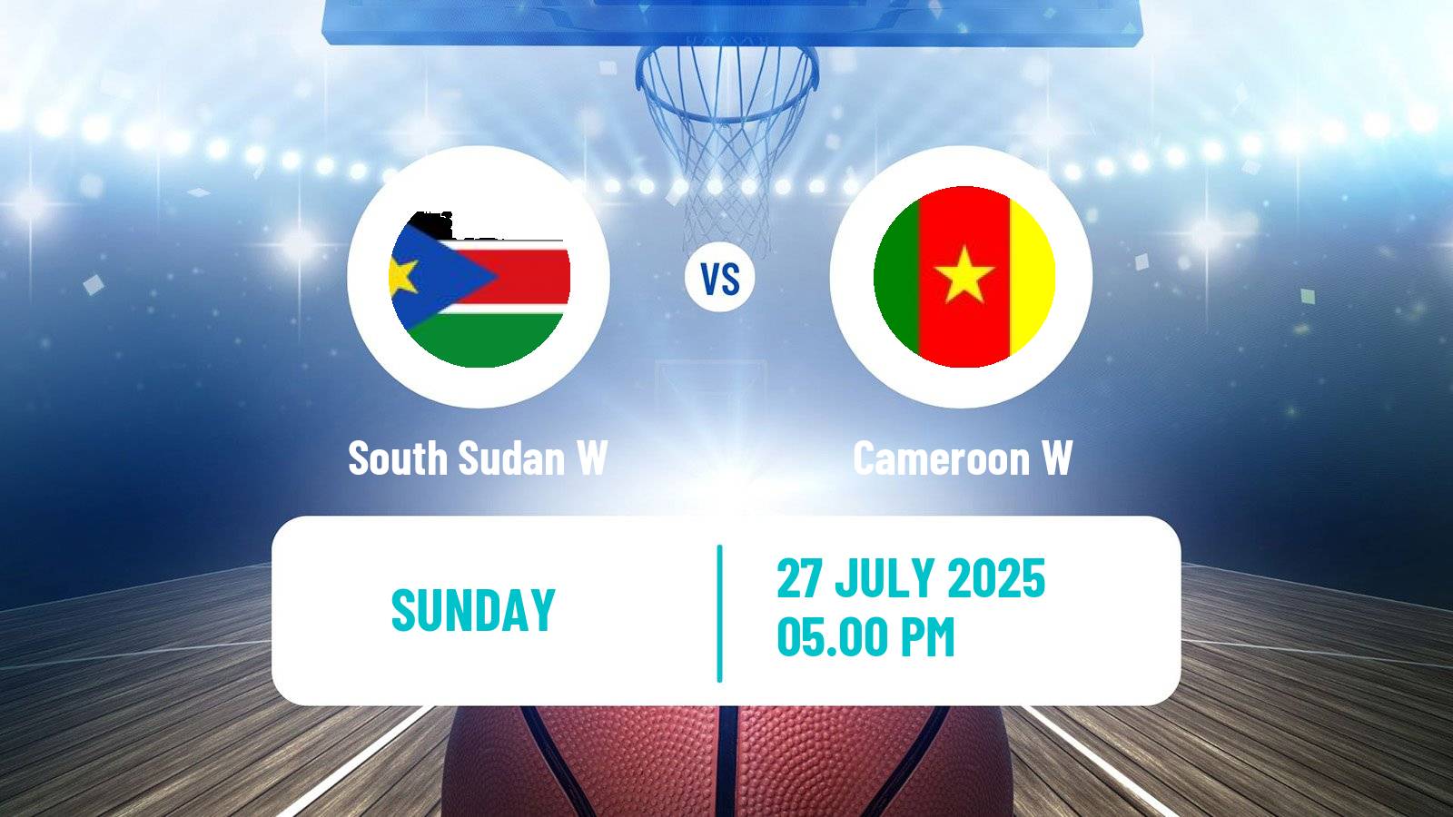 Basketball Afrobasket Women South Sudan W - Cameroon W