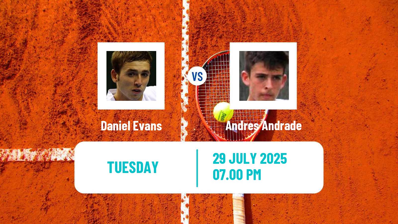 Tennis Lexington Challenger Men Daniel Evans - Andres Andrade