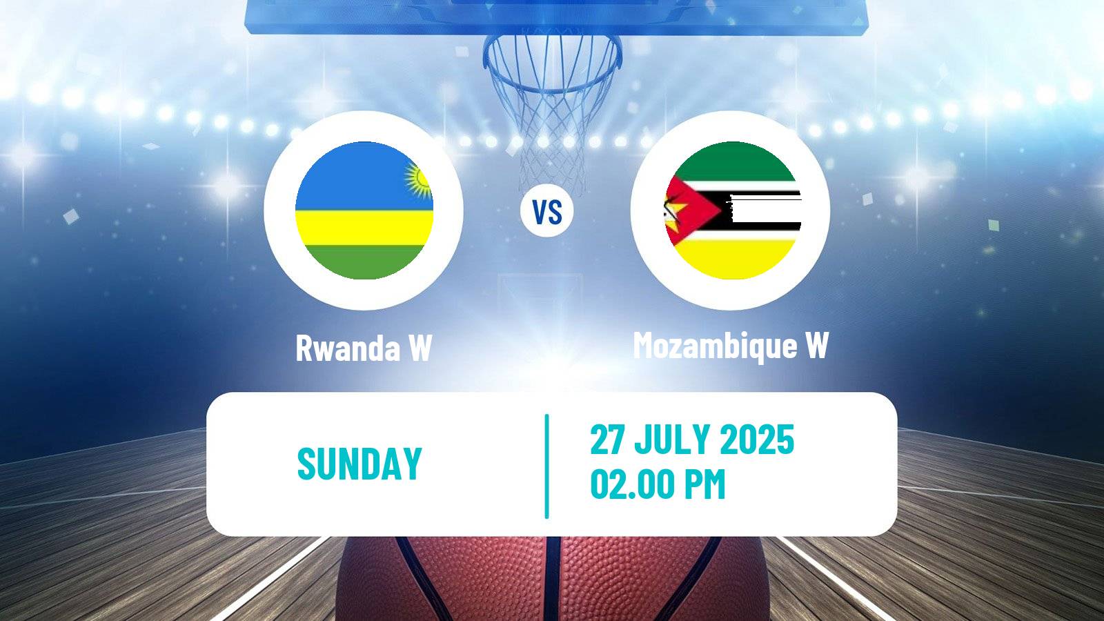 Basketball Afrobasket Women Rwanda W - Mozambique W