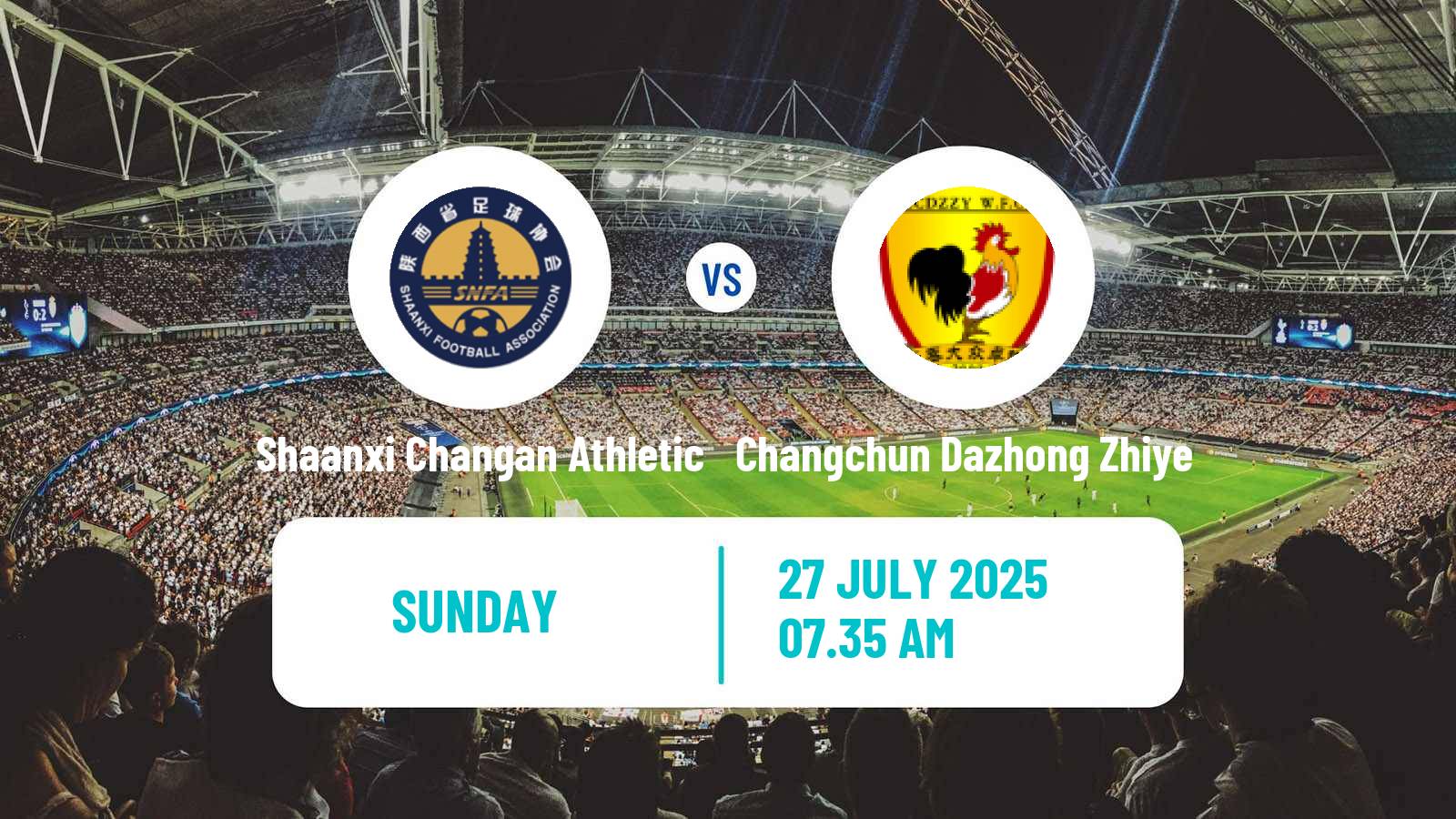 Soccer Chinese Super League Women Shaanxi Changan Athletic - Changchun Dazhong Zhiye