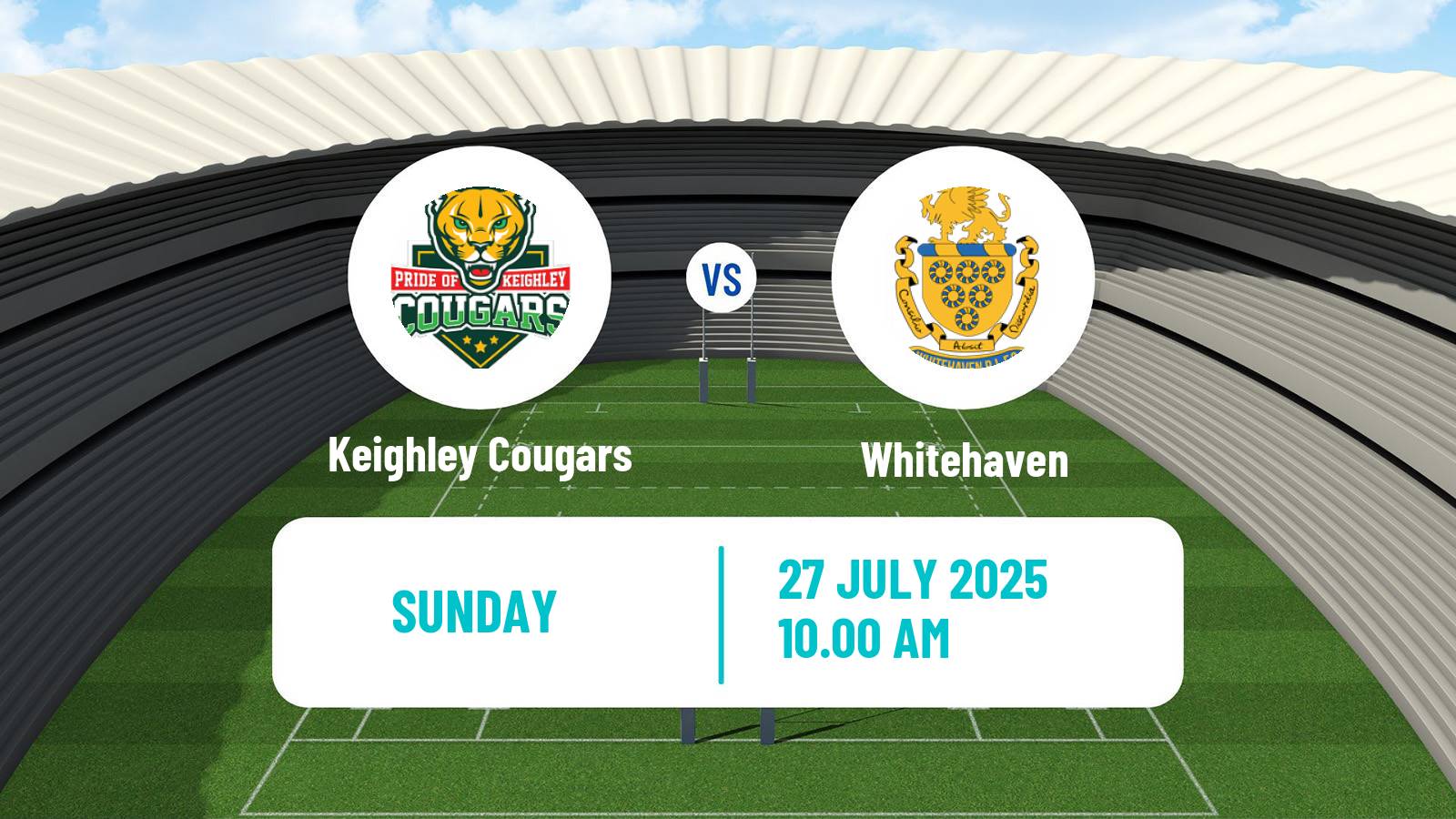 Rugby league English League 1 Rugby League Keighley Cougars - Whitehaven
