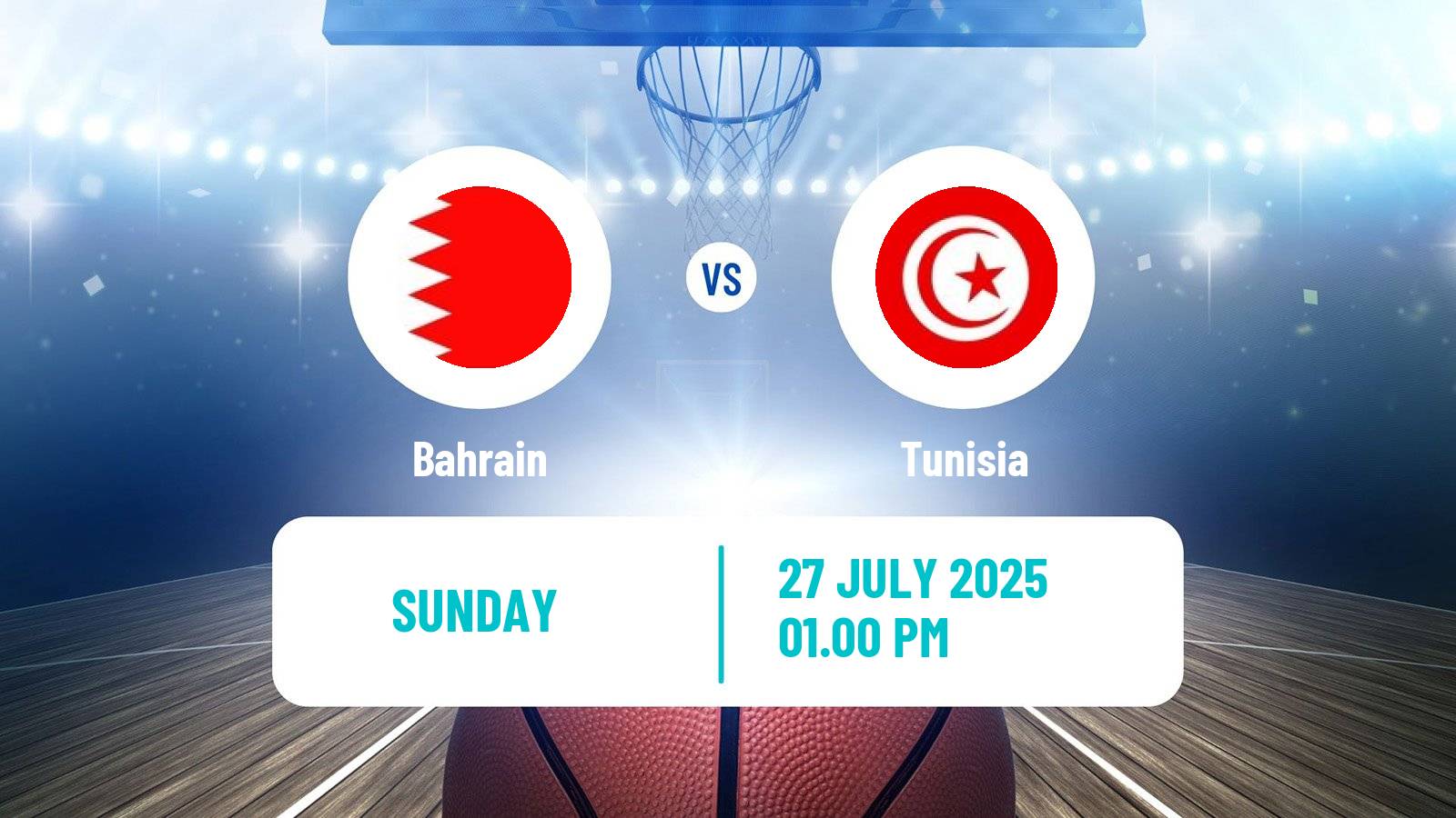 Basketball Friendly International Basketball Bahrain - Tunisia