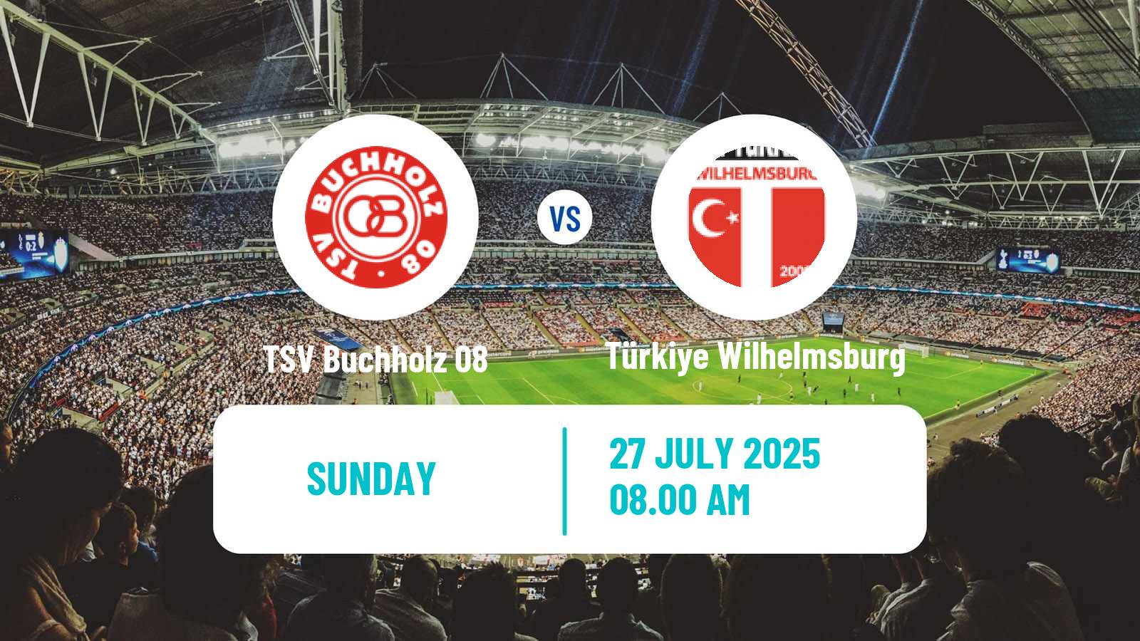 Soccer German Oberliga Hamburg TSV Buchholz 08 - Türkiye Wilhelmsburg