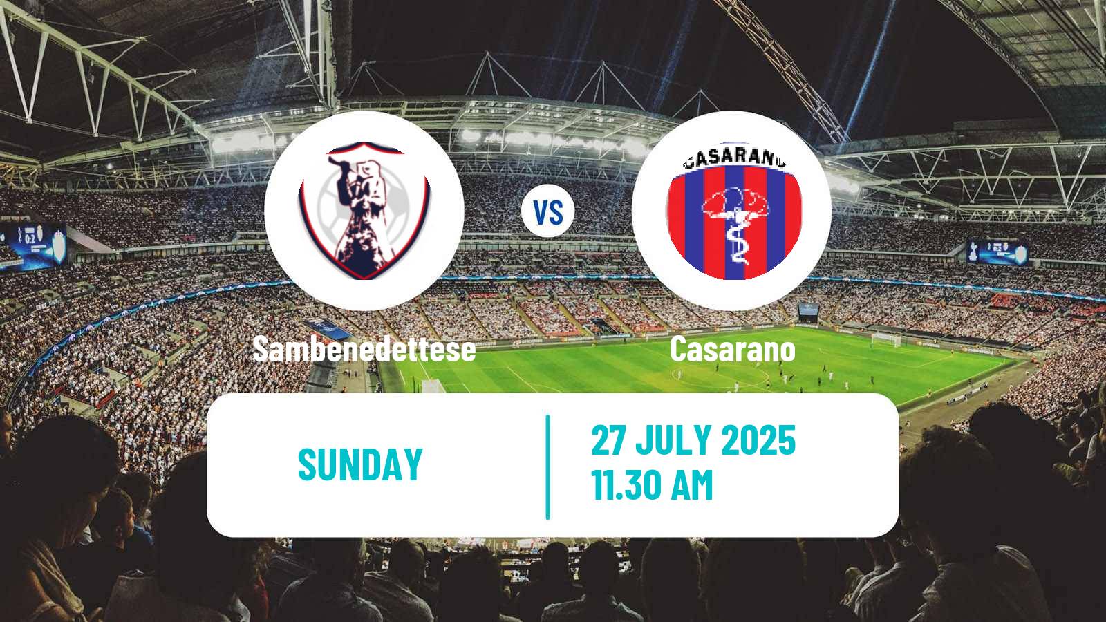 Soccer Club Friendly Sambenedettese - Casarano