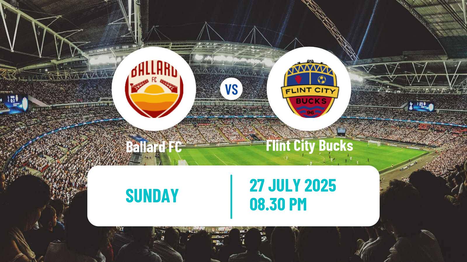 Soccer USL League Two Ballard - Flint City Bucks