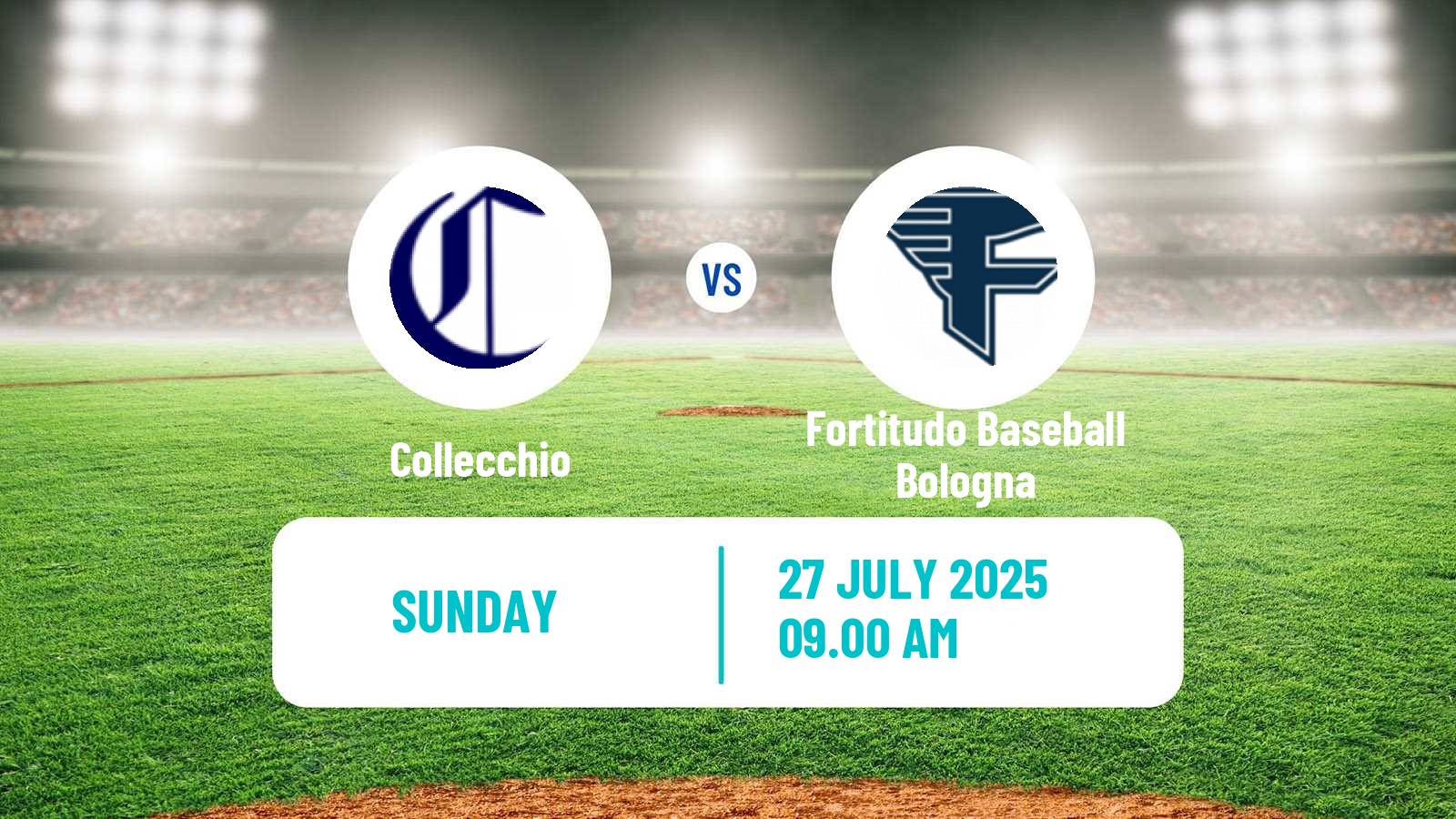 Baseball Italian Serie A1 Baseball Collecchio - Fortitudo Baseball Bologna