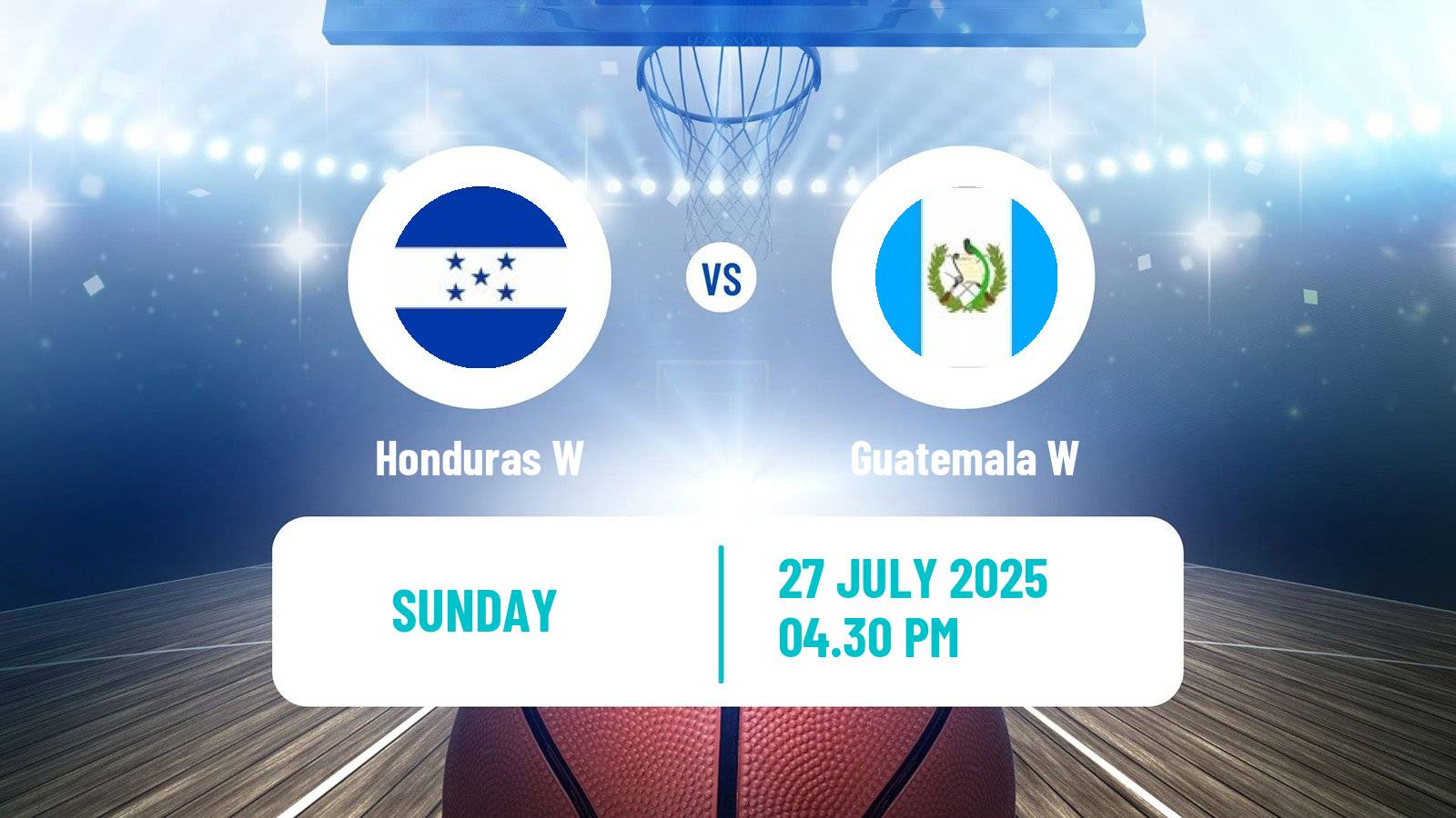 Basketball COCABA Championship Women Honduras W - Guatemala W