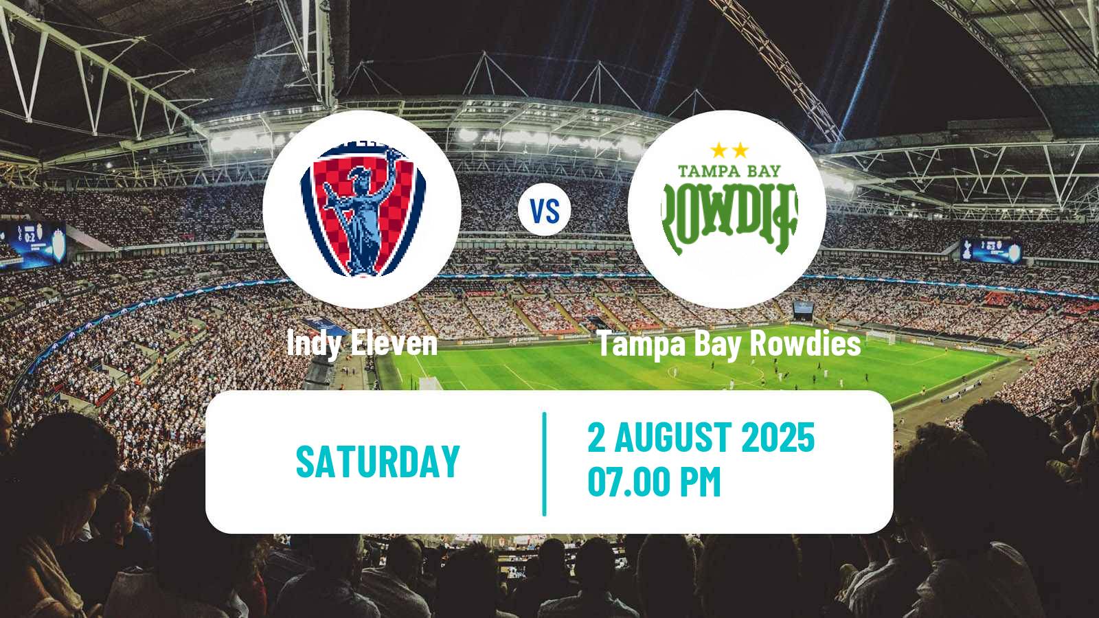 Soccer USL Championship Indy Eleven - Tampa Bay Rowdies