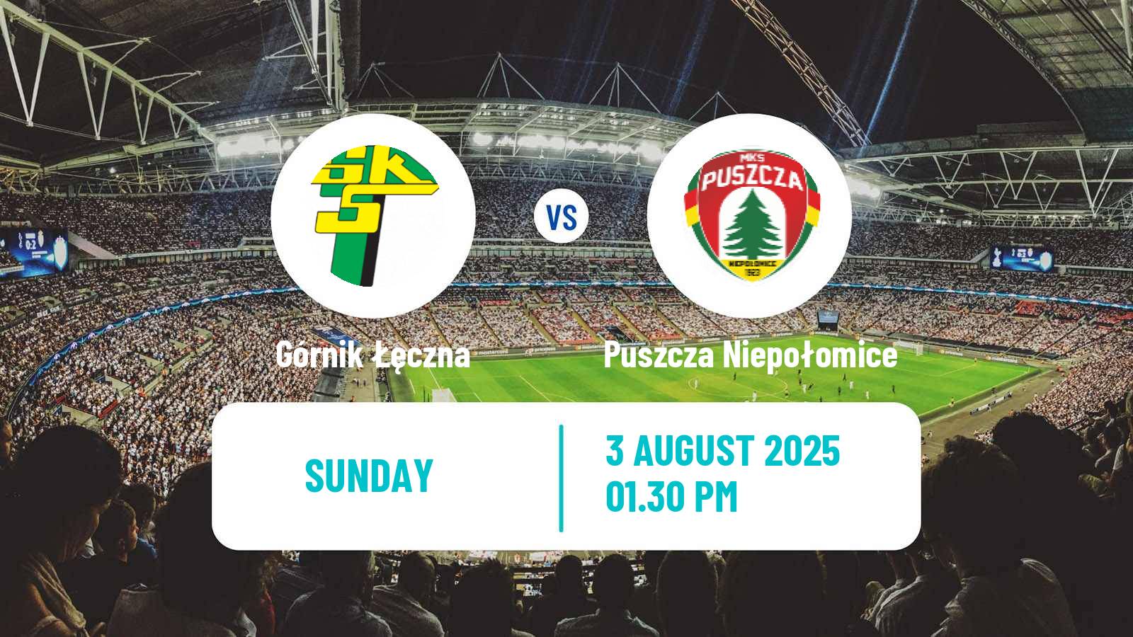 Soccer Polish Division 1 Górnik Łęczna - Puszcza Niepołomice