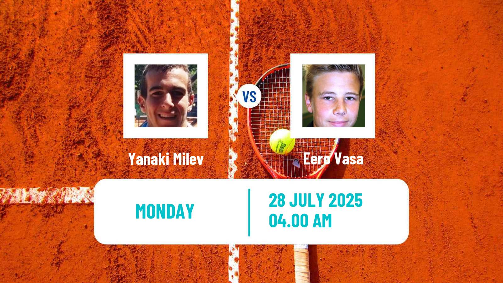 Tennis Liberec Challenger Men Yanaki Milev - Eero Vasa