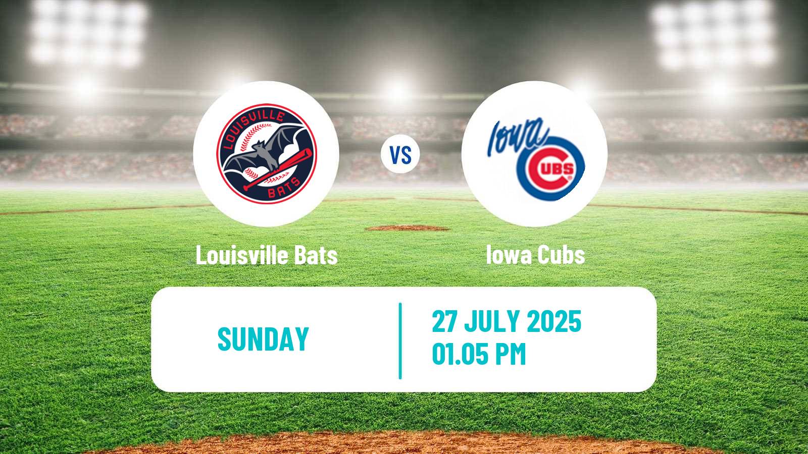 Baseball IL Louisville Bats - Iowa Cubs