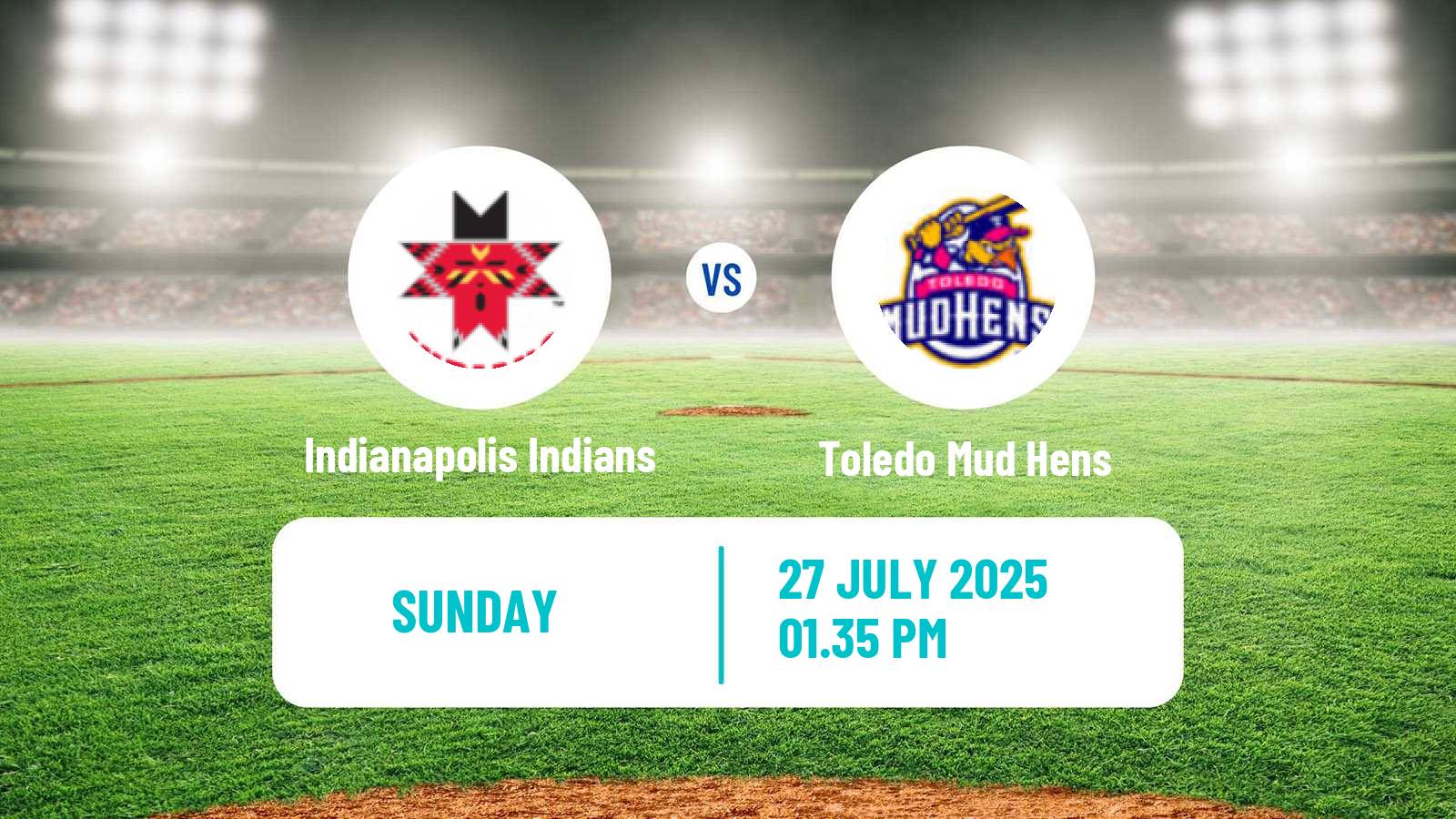 Baseball IL Indianapolis Indians - Toledo Mud Hens