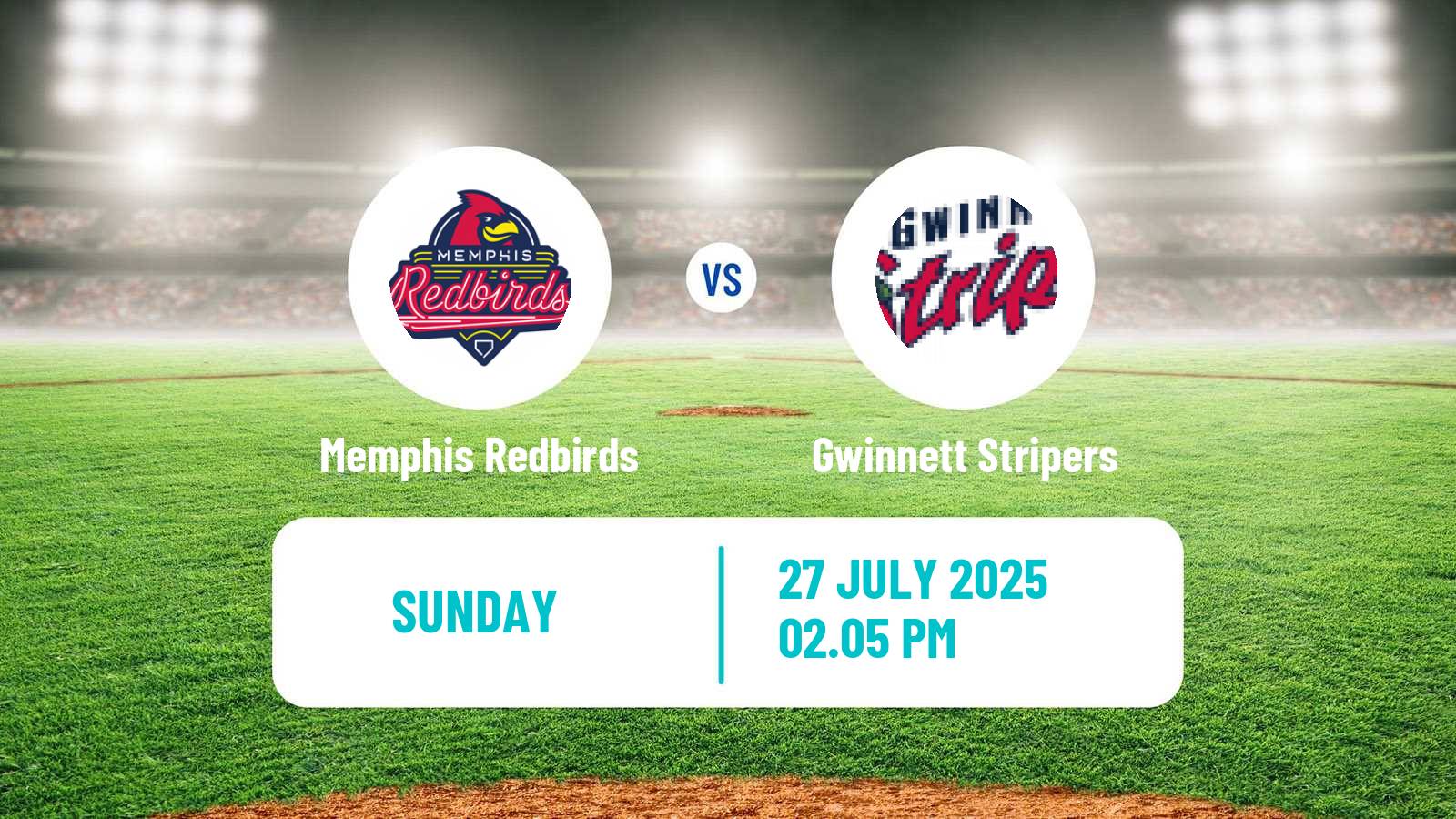 Baseball IL Memphis Redbirds - Gwinnett Stripers
