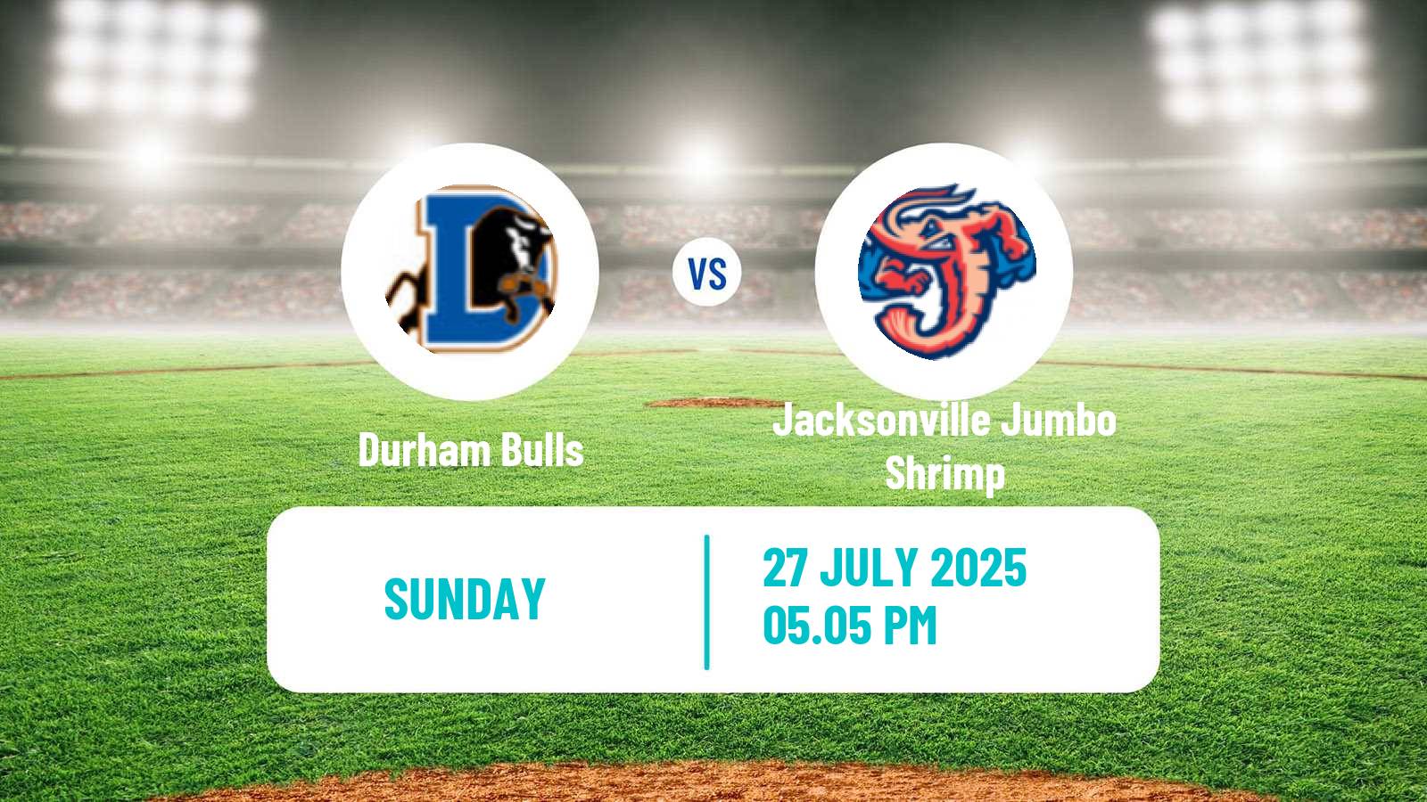 Baseball IL Durham Bulls - Jacksonville Jumbo Shrimp