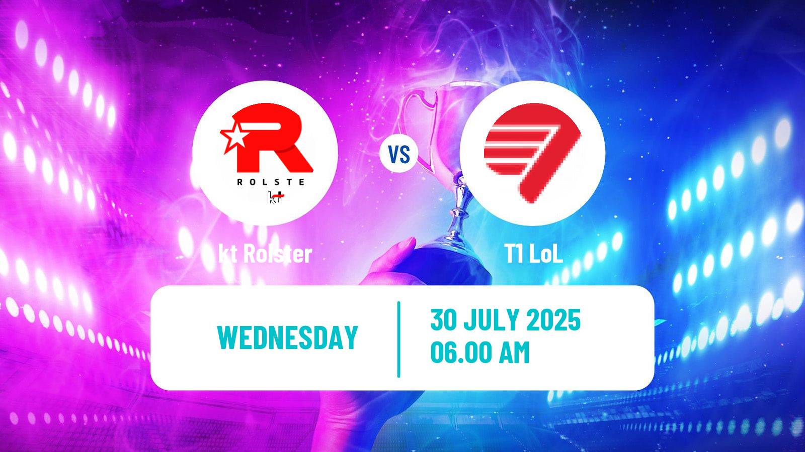 Esports League Of Legends Lck kt Rolster - T1