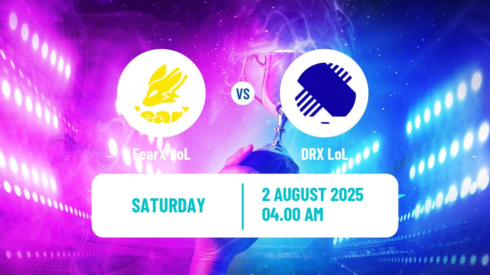 Esports League Of Legends Lck FearX - DRX