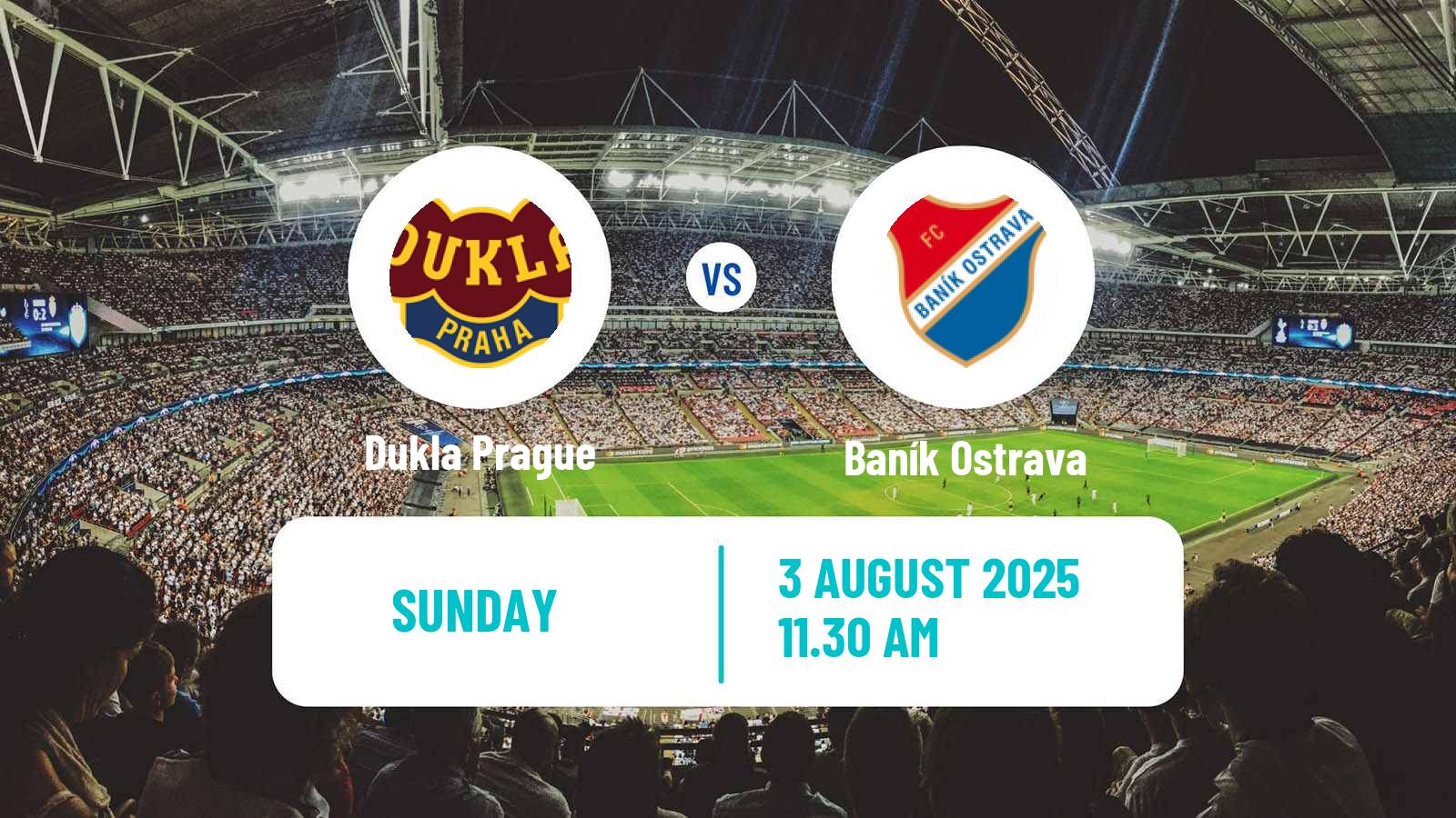 Soccer Czech 1 Liga Dukla Prague - Baník Ostrava