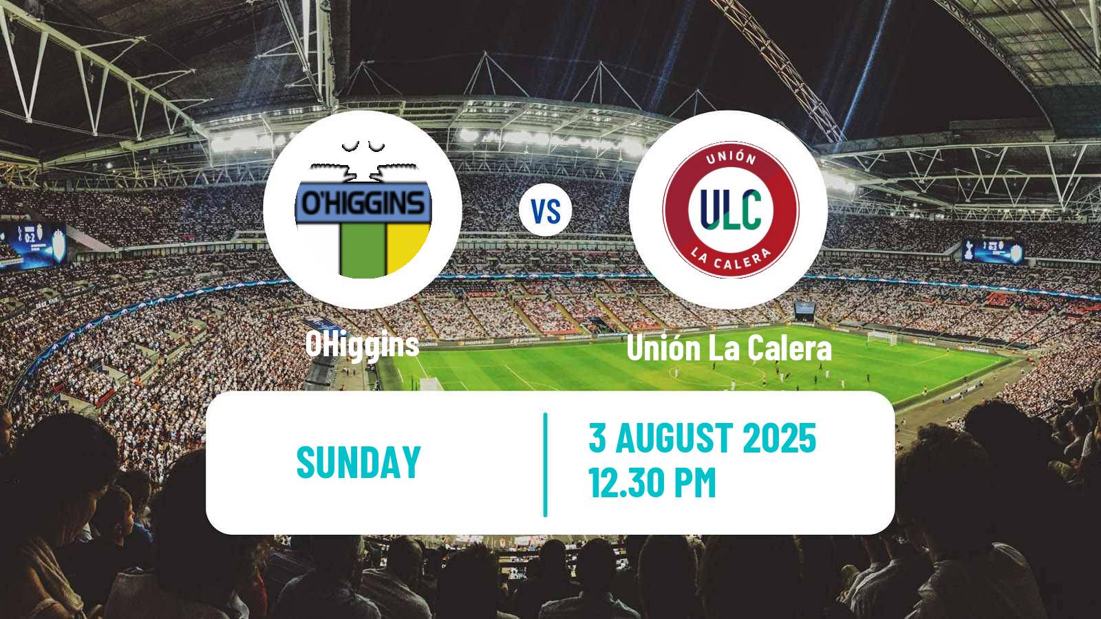 Soccer Chilean Primera Division OHiggins - Unión La Calera