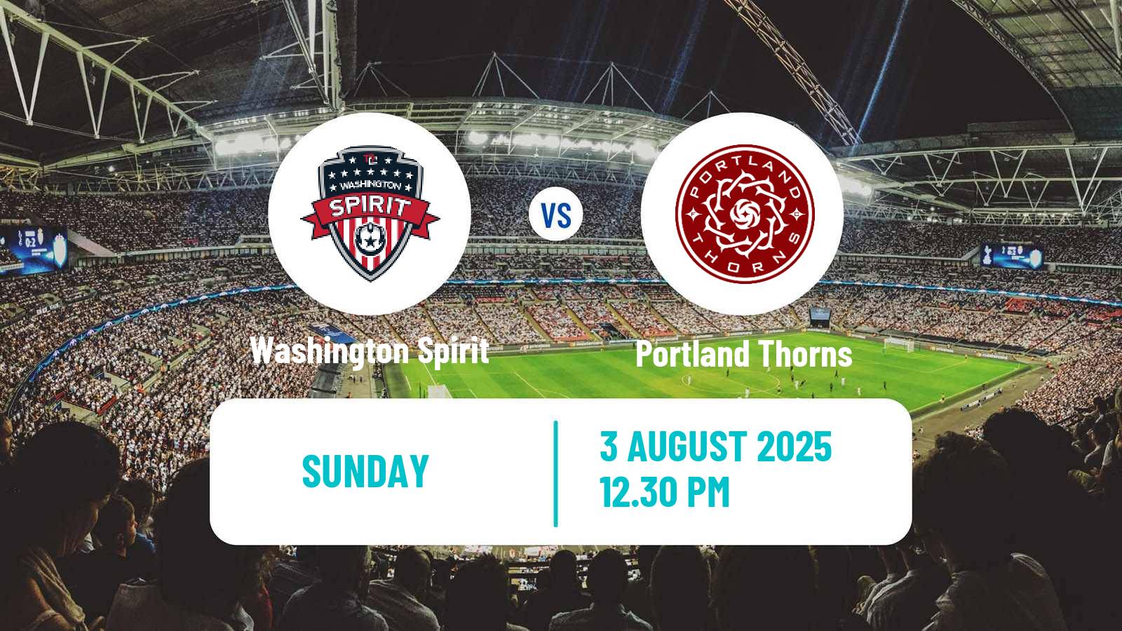 Soccer NWSL Washington Spirit - Portland Thorns