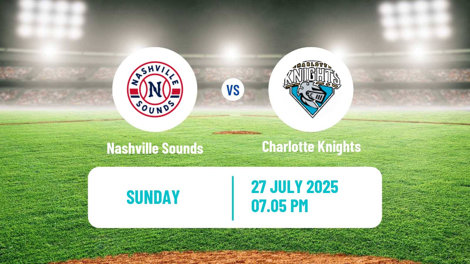 Baseball IL Nashville Sounds - Charlotte Knights