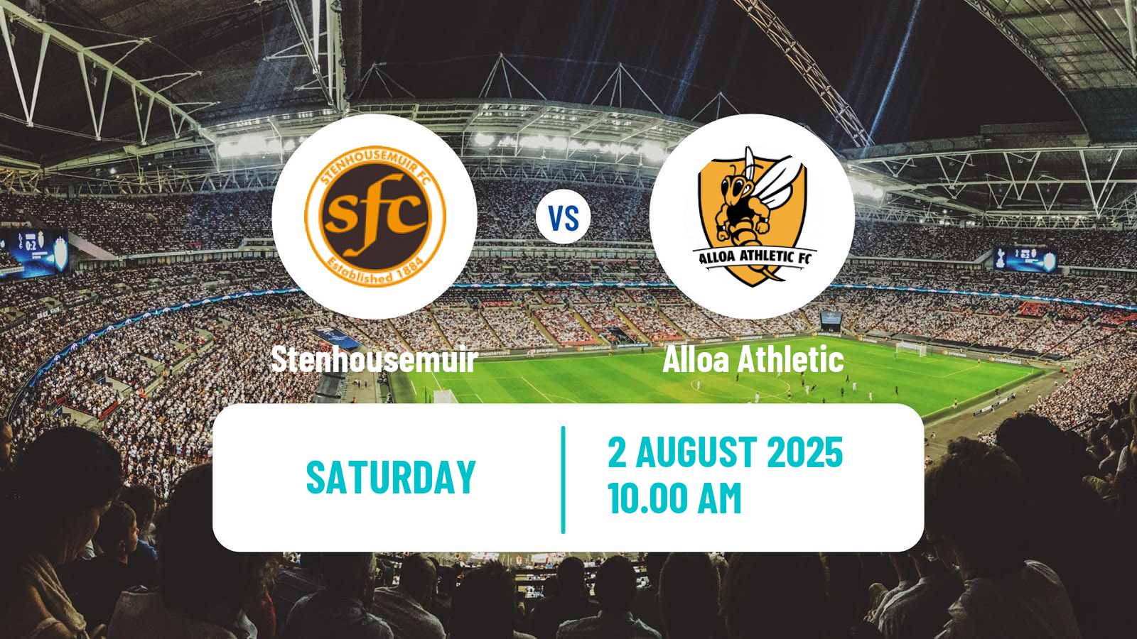 Soccer Scottish League One Stenhousemuir - Alloa Athletic