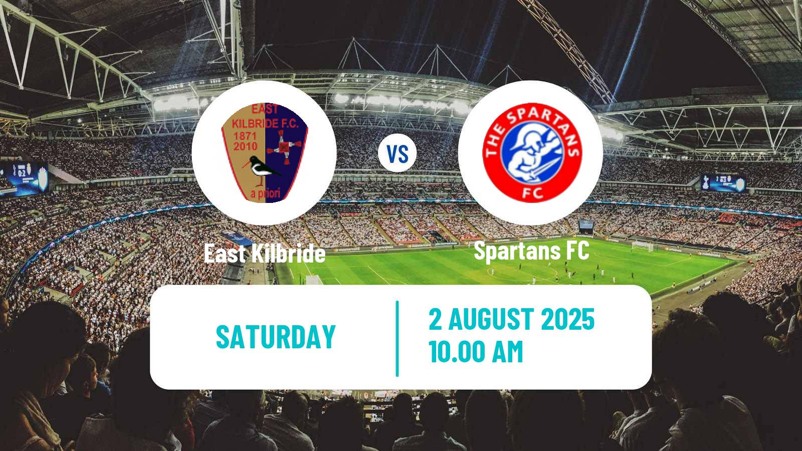 Soccer Scottish League Two East Kilbride - Spartans
