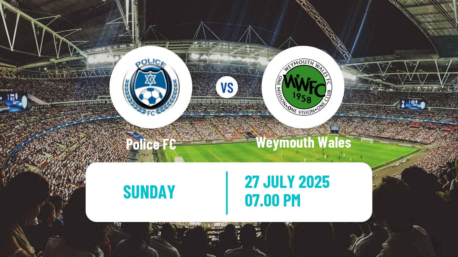 Soccer CONCACAF Caribbean Shield Police FC - Weymouth Wales