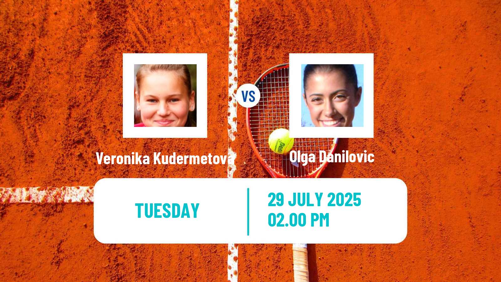 Tennis WTA Montreal Veronika Kudermetova - Olga Danilovic