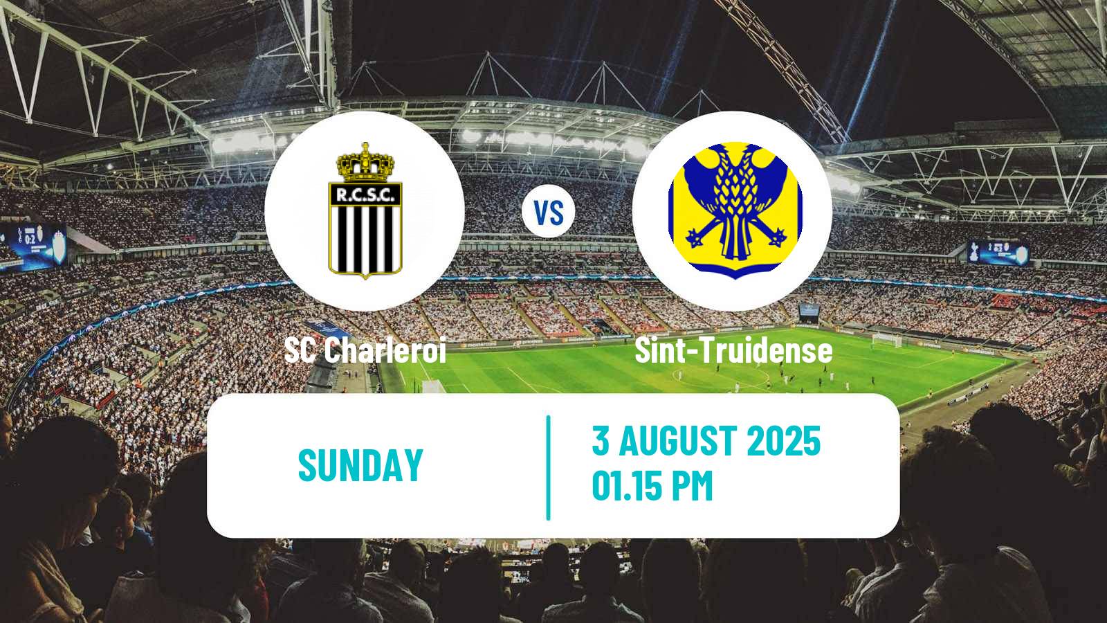 Soccer Belgian Jupiler Pro League Charleroi - Sint-Truidense