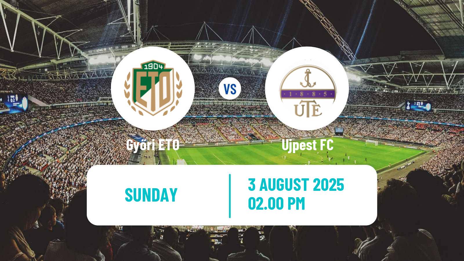 Soccer Hungarian NB I Győri ETO - Ujpest